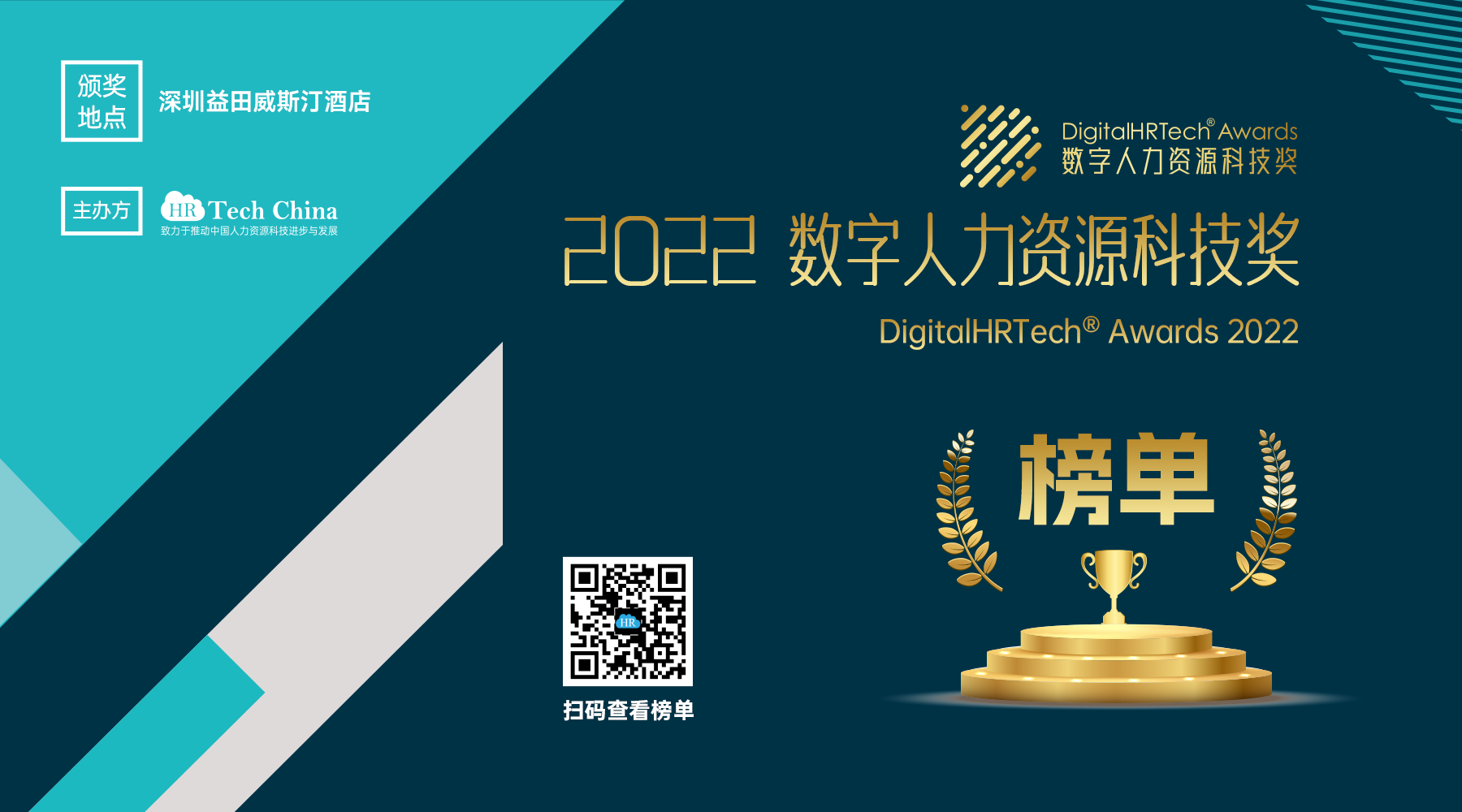 【祝贺】2022数字人力资源科技奖（DigitalHRTech® Awards 2022）获奖榜单揭晓，祝贺获奖组织和团队！