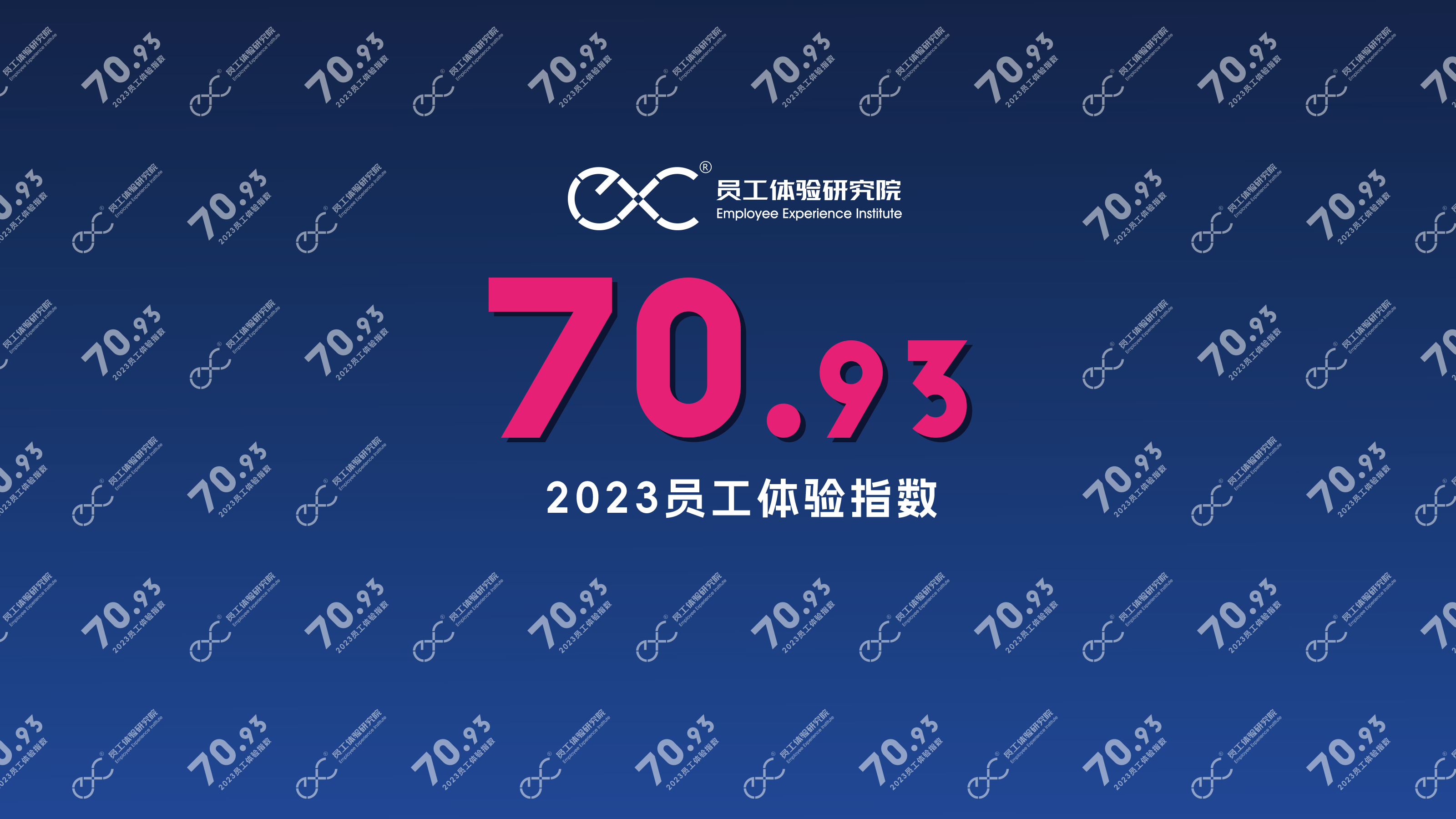 【70.93】2023中国员工体验指数正式揭晓：70.93！